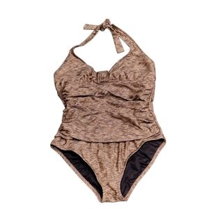Anne Cole Metallic One Piece Swimsuit